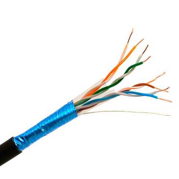 Витая пара FTP4 пары AWG 24 кат. 5е экран внешняя Cu Premium